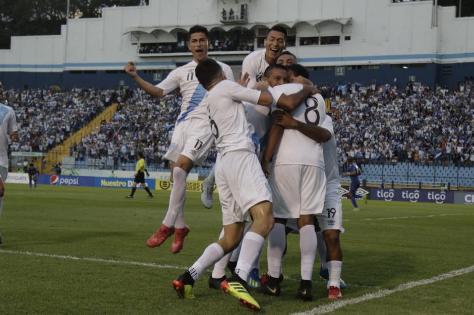 Guatemala abrió el marcador al minuto 7. (Foto: Alejandro Balán/Soy502) 