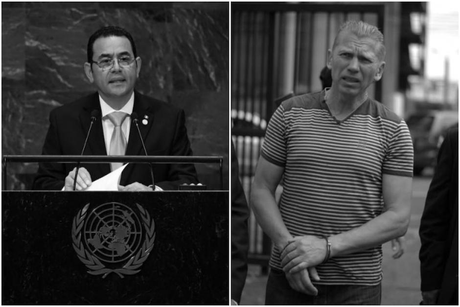 La defensa presentó como "prueba material" el video del discurso de Jimmy Morales ante la ONU. (Foto: archivo/Soy502) 