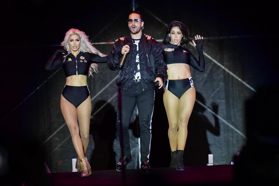 Maluma se presentó el pasado sábado en el Estadio del Ejército, zona 5. (Foto: cortesía Zeta Gas)