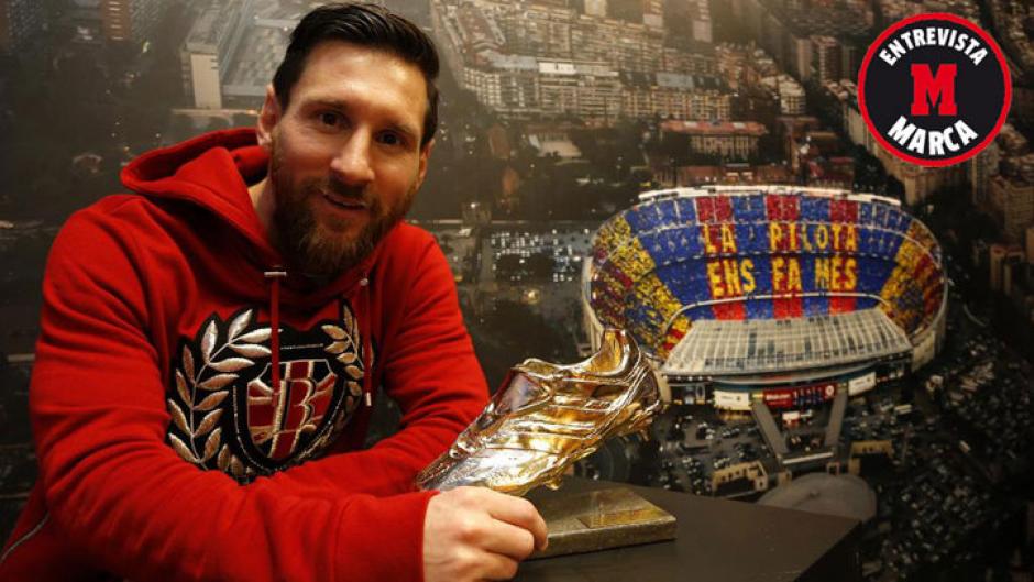 Messi concedió una entrevista a Marca previo a sus cortas vacaciones. (Foto: Marca.com) 