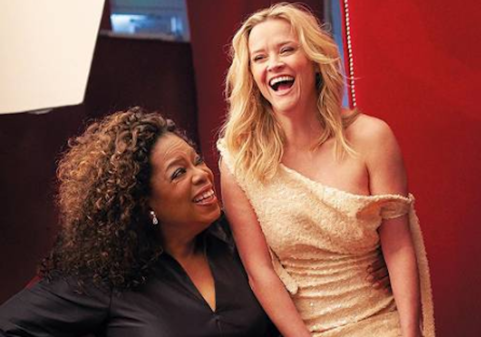 Un error en la portada de una revista con la imagen de Oprah y Reese se hizo viral. (Foto: Matthias Gaggi/Vanity Fair)
