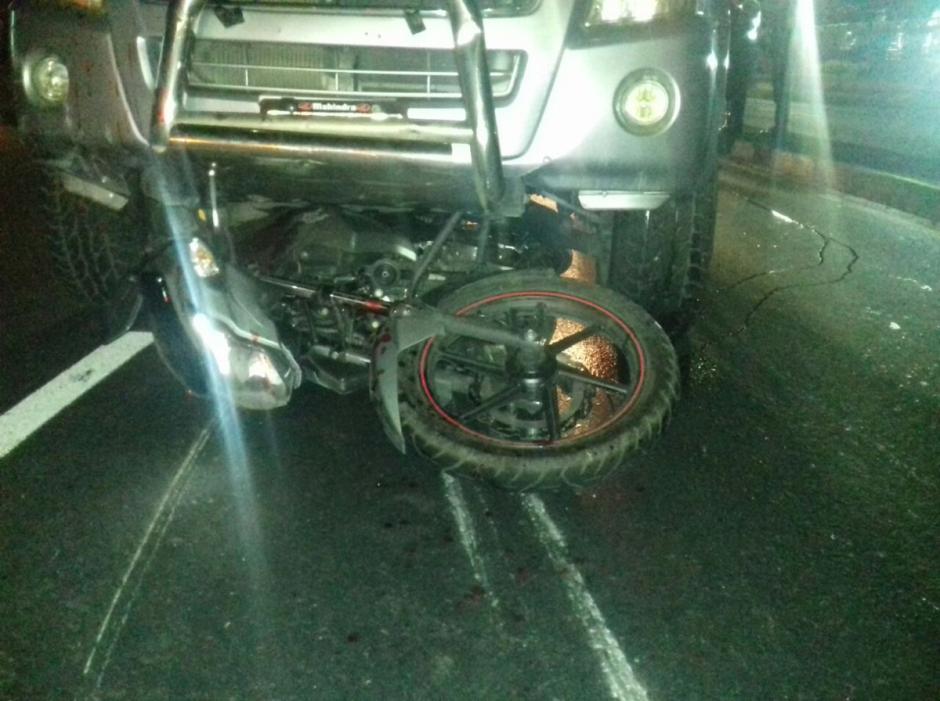 Las autoridades informaron que la motocicleta utilizada en un ataque armado en la ruta al Pacífico tiene reporte de robo. (Foto: @SantosDalia)