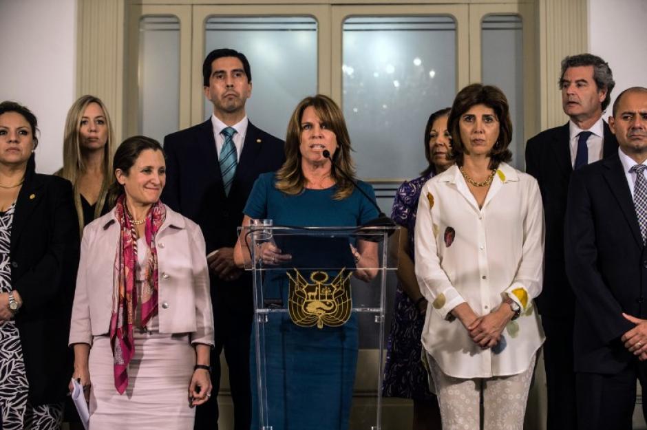 La reunión del Grupo de Lima conoció la situación que se vive en Venezuela. (Foto: AFP)