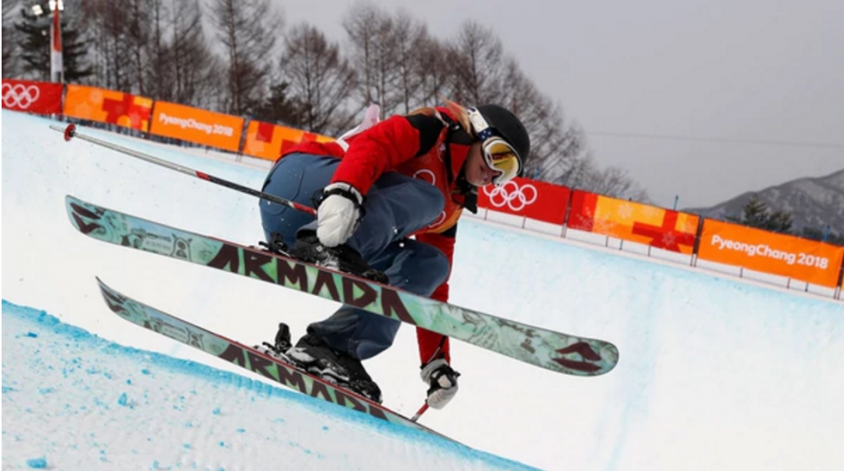 Elizabeth Swaney confiaba en pasar de ronda pese a no saber hacer trucos en half pipe. (Foto: Infobae) 