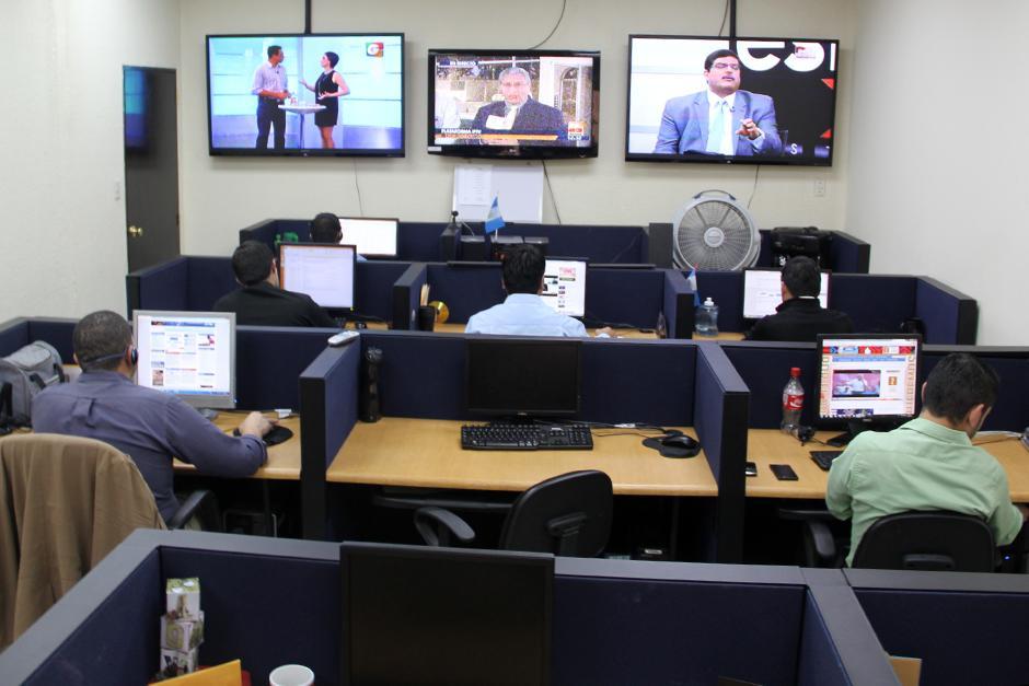 Supuesto net center instalado por el Gobierno de Otto Pérez Molina en el nivel 13 del Inguat. (Foto: archivo/Soy502)