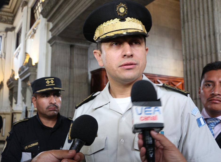 La Embajada de EE.UU. agradece el trabajo del exdirector de la PNC, Nery Ramos. (Foto: mingob.gob.gt)