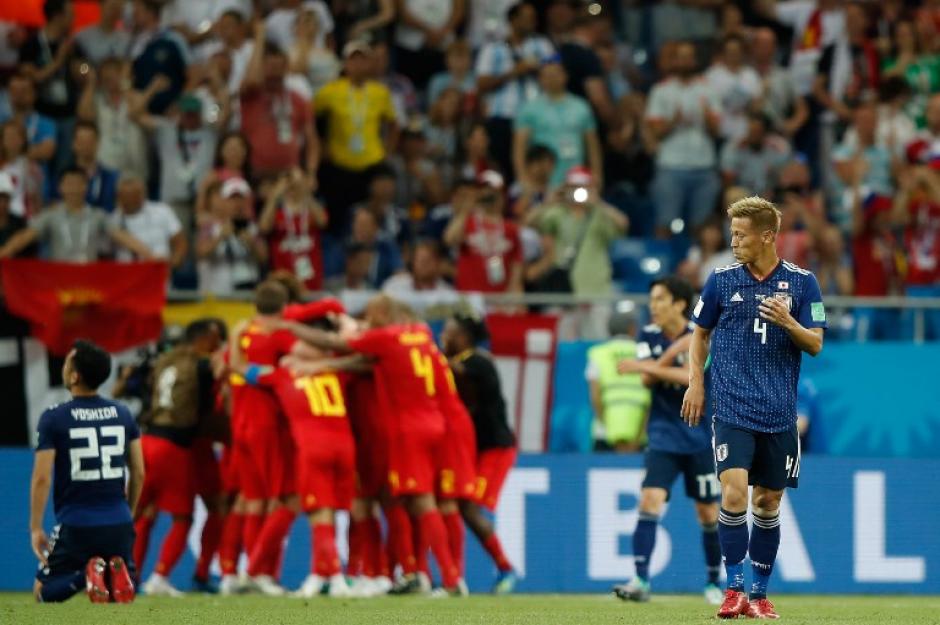 Bélgica hizo un golazo ante Japón para ganar el partido. (Foto: AFP)