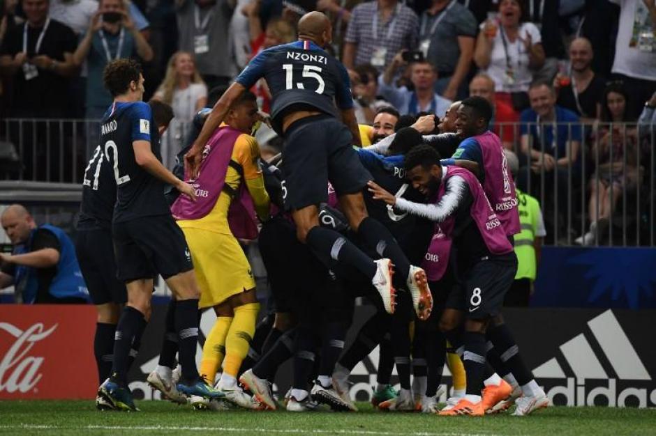 La selección de Francia se consagra campeona del Mundial de Rusia 2018. (Foto: AFP)