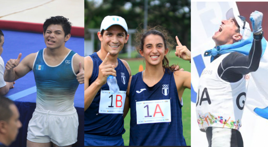Jorge Vega, Juan Ignacio Maegli, Sofía Cabrera y Charles Fernández subieron a los más alto del podio e hicieron sonar el himno de Guatemala en Colombia. (Foto: COG)