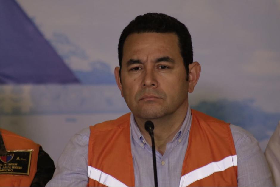 El Presidente reafirmó a todos las autoridades en sus cargos aunque podría haber cambio en función de la evaluación de OEA. (Foto: Alejandro Balán/Soy502)