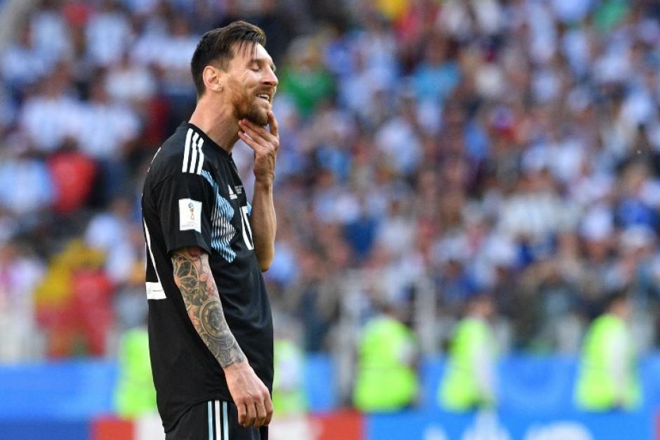 Lio Messi tuvo una oportunidad de oro y la dejó escapar. (Foto: AFP) 