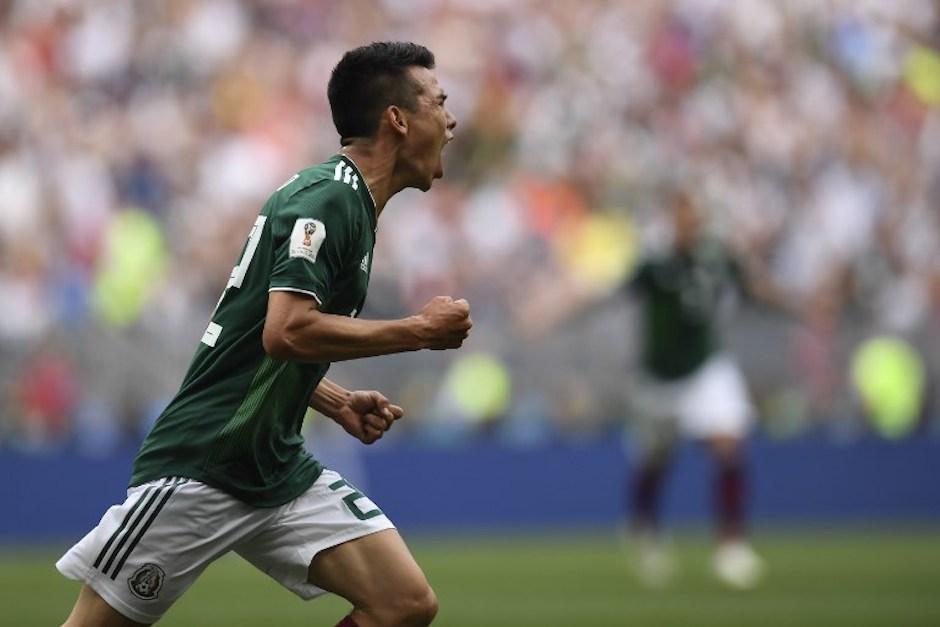 Hirving "Chucky" Lozano hizo vibrar literalmente a la Ciudad de México. (Foto: AFP)