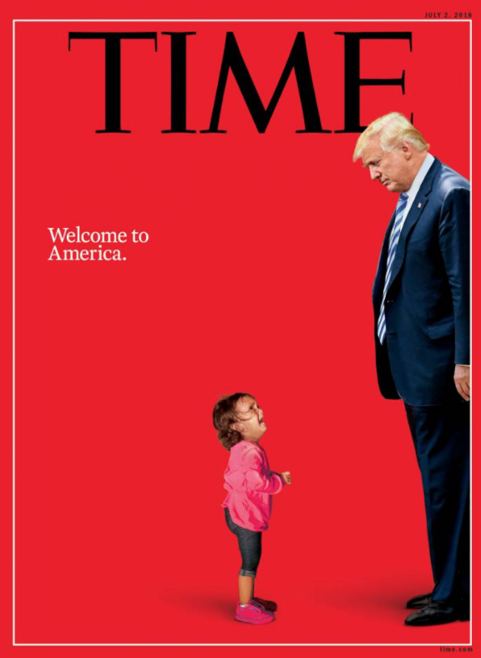 La portada del Time refleja la situación de la crisis de los niños migrantes separados de sus padres. (Foto: ElPaís)