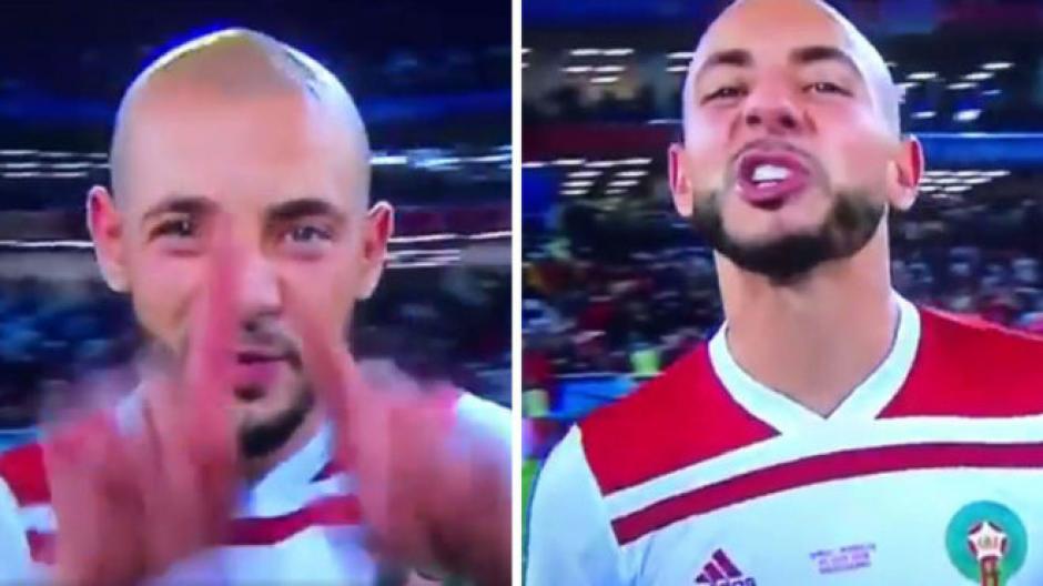 Amrabat recriminó el uso del VAR en contra de su equipo. (Captura Video)
