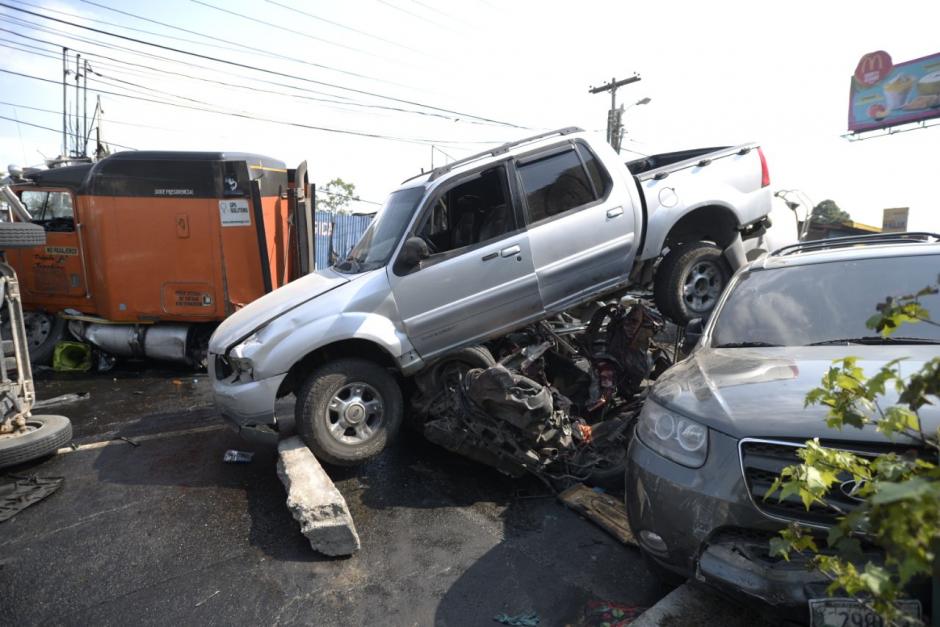 El conductor del tráiler accidentado en la ruta Interamericana fue ligado a proceso y enviado a prisión. (Foto: Wilder López/Soy502)
