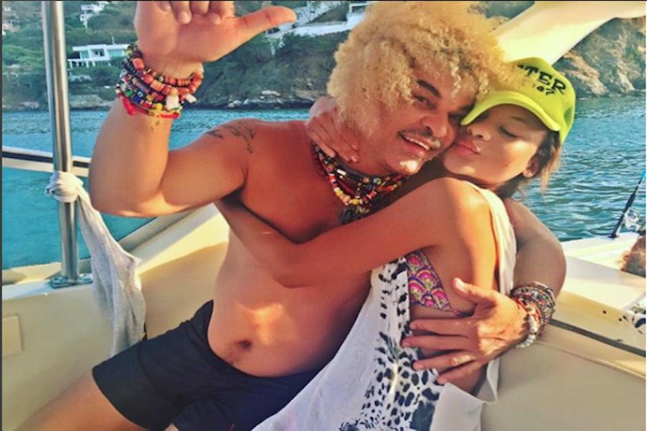 "El Pibe" Valderrama lleva una buena relación con su hija y así lo demuestran ambos en sus redes sociales. (Foto: Instagram/Carla Valderrama)