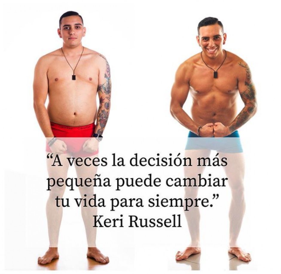 El diputado necesitó 2 meses para cambiar su aspecto físico. (Foto: @giordanogt/Instagram)