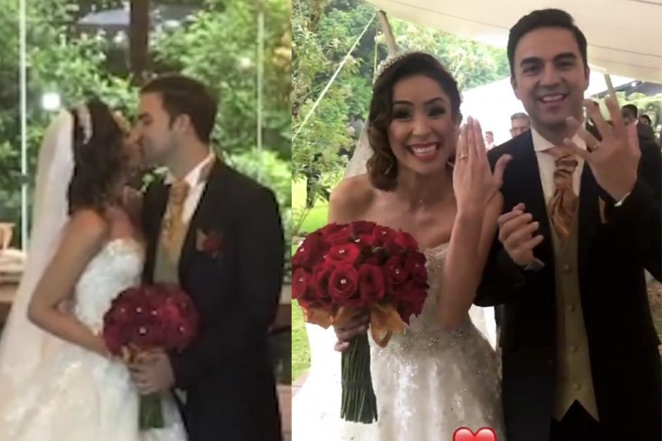 Así son las vacaciones de la famosa pareja guatemalteca. (Foto: captura de pantalla) 