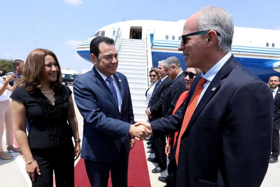 El presidente arribó esta mañana a Israel acompañado de su familia. (Foto: AGN) 