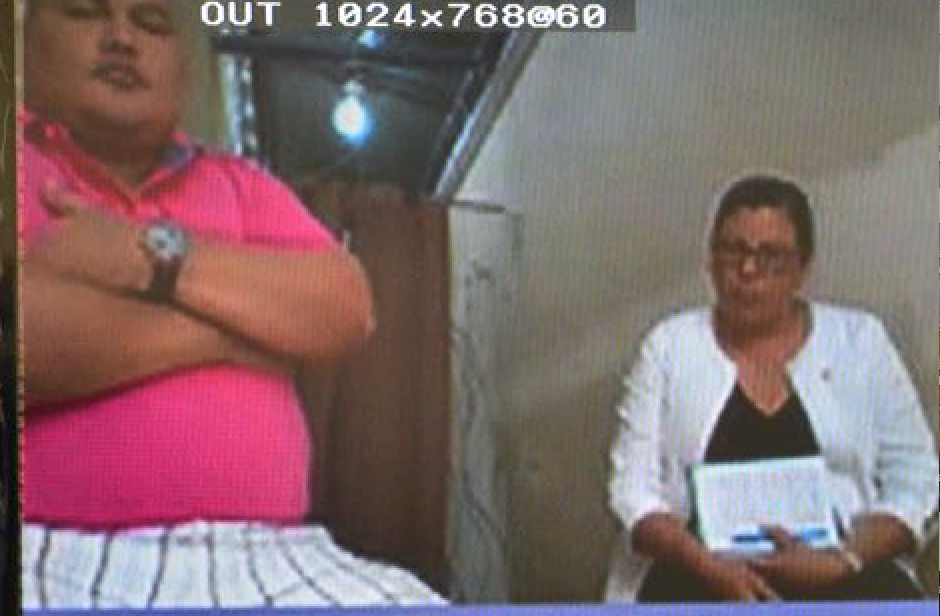 "Guayo" Cano no fue trasladado a Tribunales y presenció el inicio del juicio en su contra a través de una video conferencia hasta la cárcel Matamoros donde se encuentra en prisión preventiva. (Foto: Jesús Alfonso/Soy502)