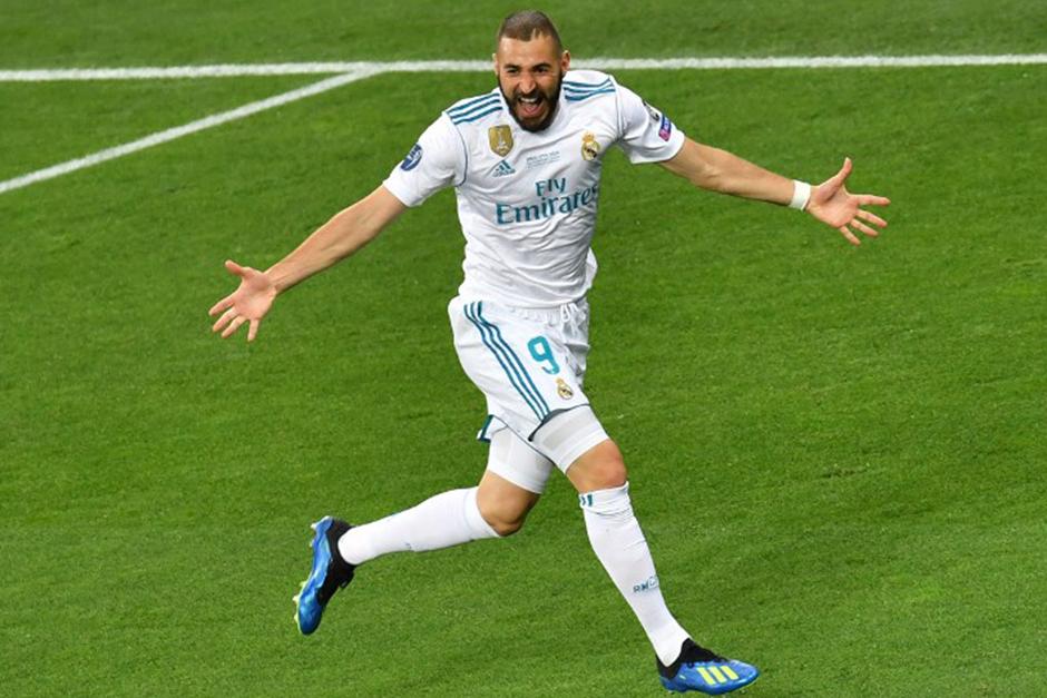 Karim Benzema anotó el primer gol del encuentro (Foto: AFP)