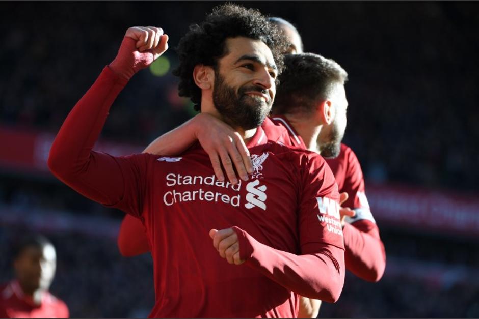 Mohamed Salah jugó con el Liverpool ante el Arsenal este fin de semana. (Foto: AFP)