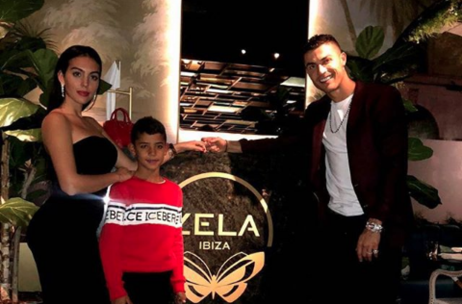 Cristiano Ronaldo y Georgina Rodríguez tuvieron una cena romántica en Londres. (Foto: Instagram)