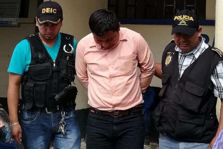 Las autoridades detuvieron al hombre que tenía orden de captura desde el 13 de noviembre. (Foto: PNC) 