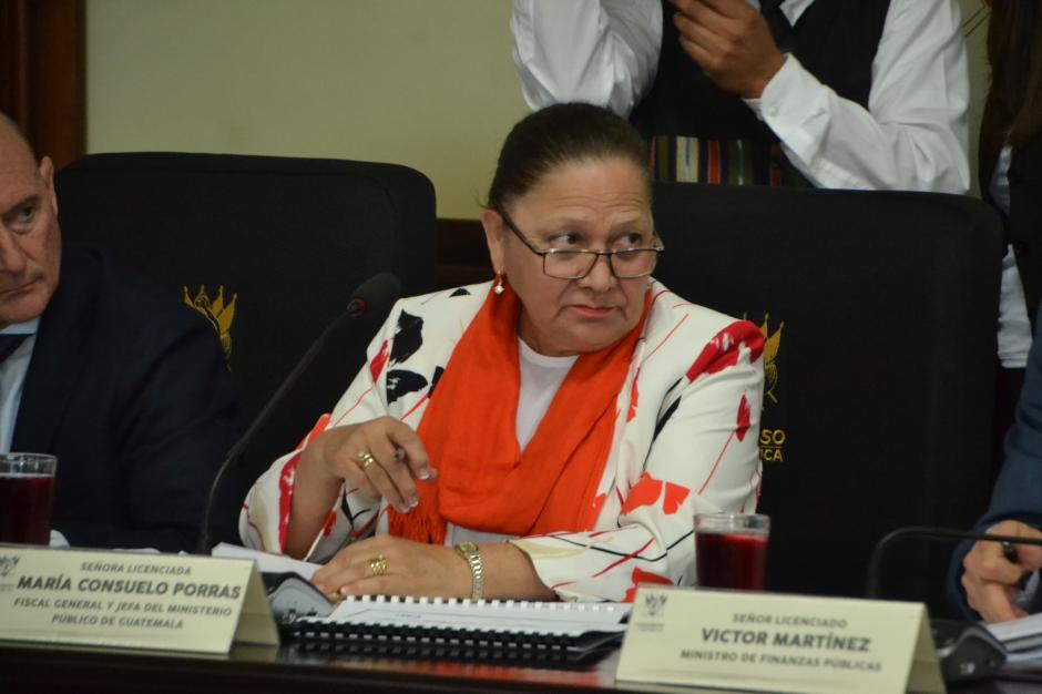 La jefa del MP solicitó la aprobación de un préstamo para modernizar a la institución. (Foto: cortesía José Castro)