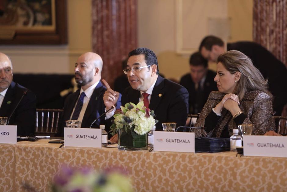 El presidente de Guatemala, Jimmy Morales, aseguró en el país han sido arrestados 100 personas vinculadas con el terrorismo. (Foto: AGN)