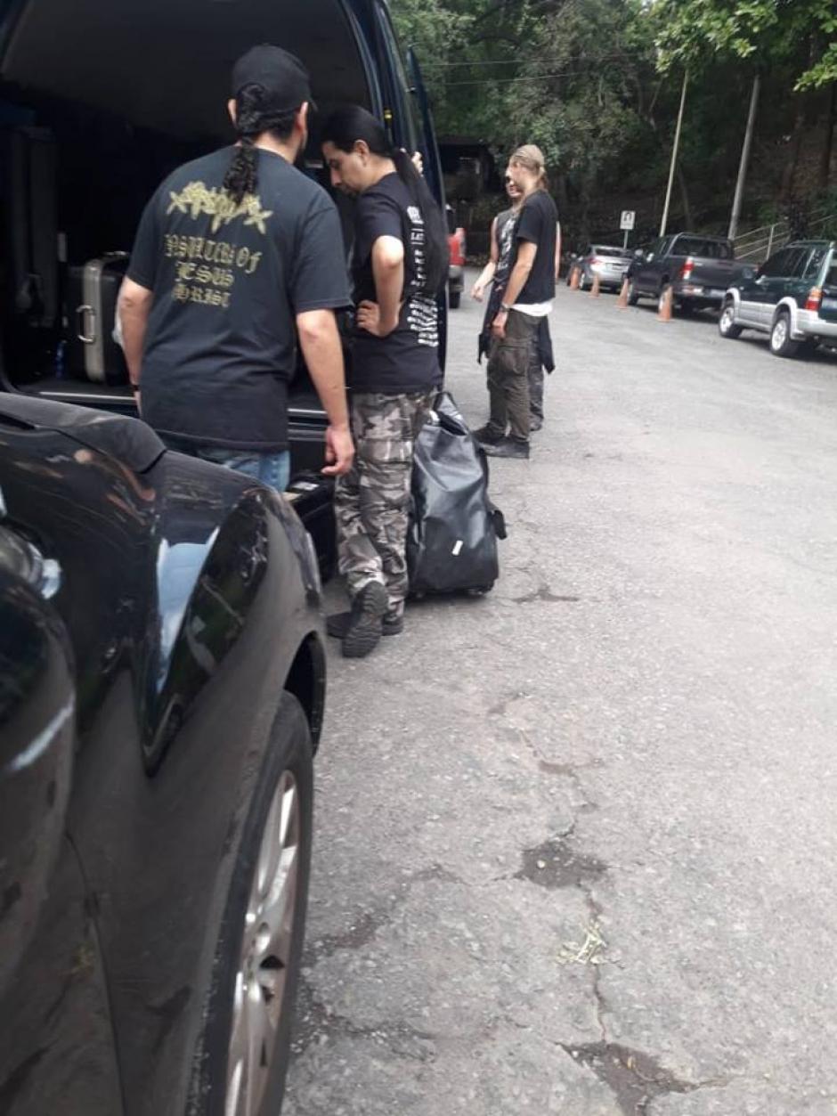 La banda sueca se regresó a El Salvador ante la prohibición de Guatemala. (Foto: Black Moon Shows/Facebook)