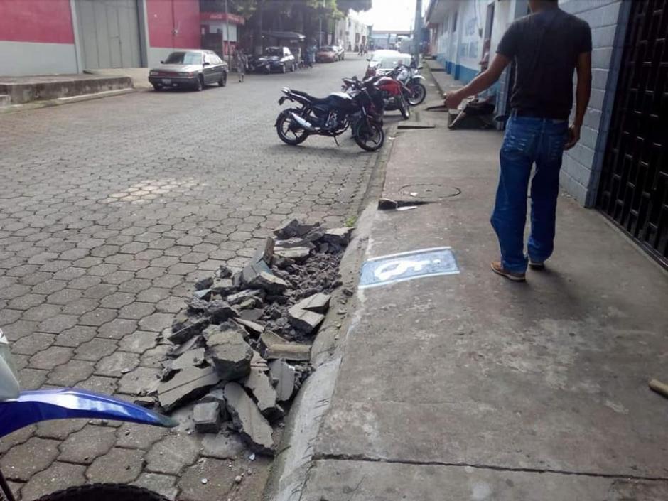 La polémica rampa fue instalada en el lugar nuevamente. (Foto: captura de pantalla) 