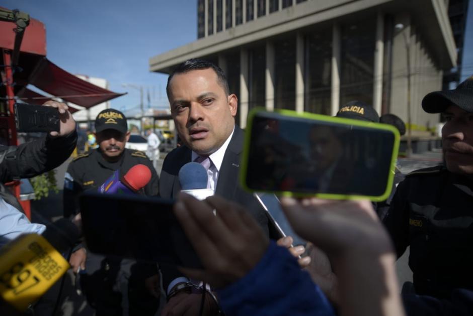 El exfuncionario fue capturado esta mañana. (Foto: Wilder López/Soy502) 