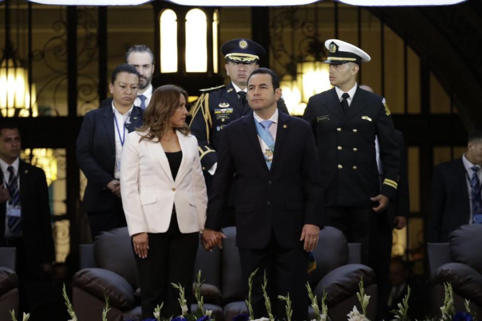 El presidente Jimmy Morales ya fue notificado sobre resolución de la CC. (Foto: Alejandro Balán/Soy502) 