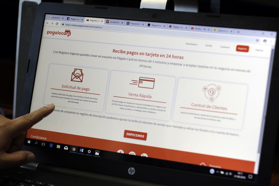 Págalo es una herramienta que facilita el comercio online por medio de pagos vía tarjeta de débito o crédito. (Foto Soy502) 