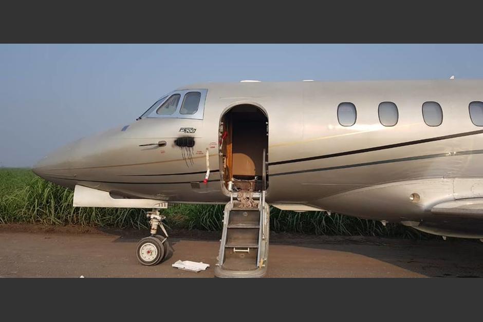 Las autoridades localizaron el jet en las costas de Retalhuleu. (Foto: captura pantalla) 