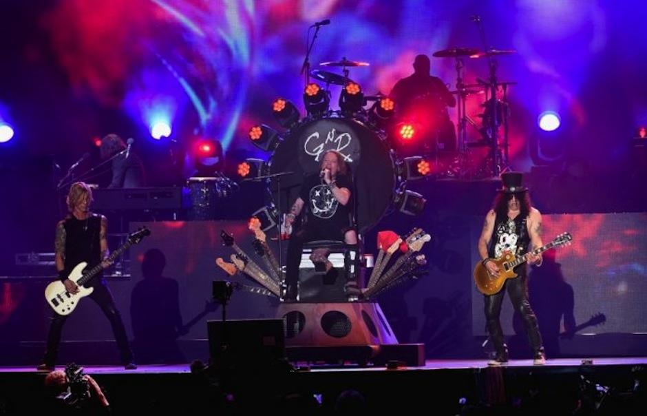 Se desconoce si la banda Guns N' Roses visitará Guatemala en noviembre. (Foto: latercera.com)