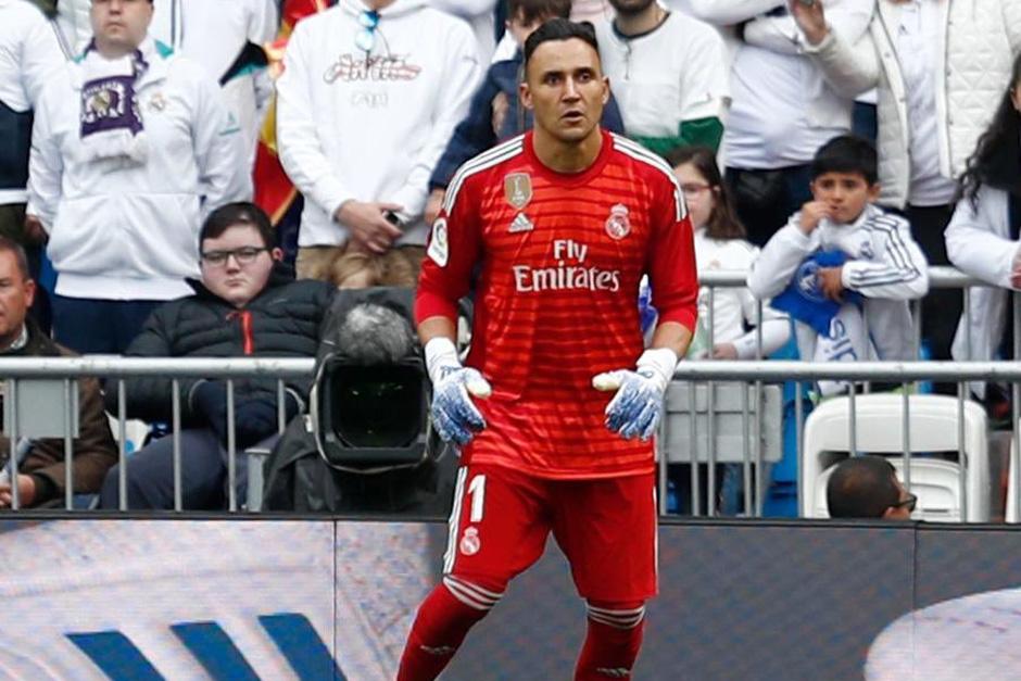 Keylor Navas quedó burlado por el delantero del Eibar y permitió un insólito gol. (Foto: Keylor Navas/Twitter)