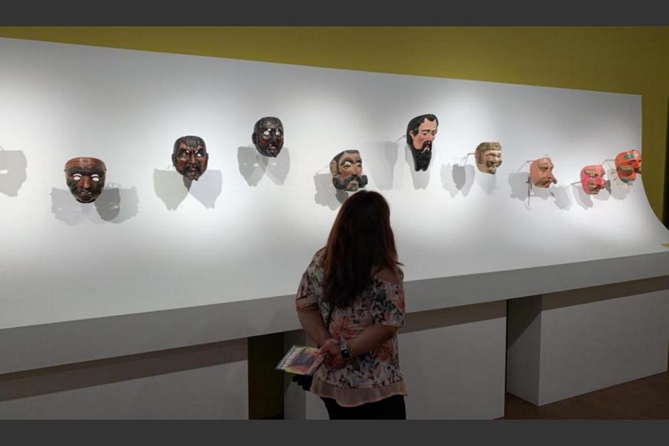 Una exposición de máscaras que pertenecen a una colección privada se expone en la Universidad de California en Los Ángeles. (Foto: Inguat) 