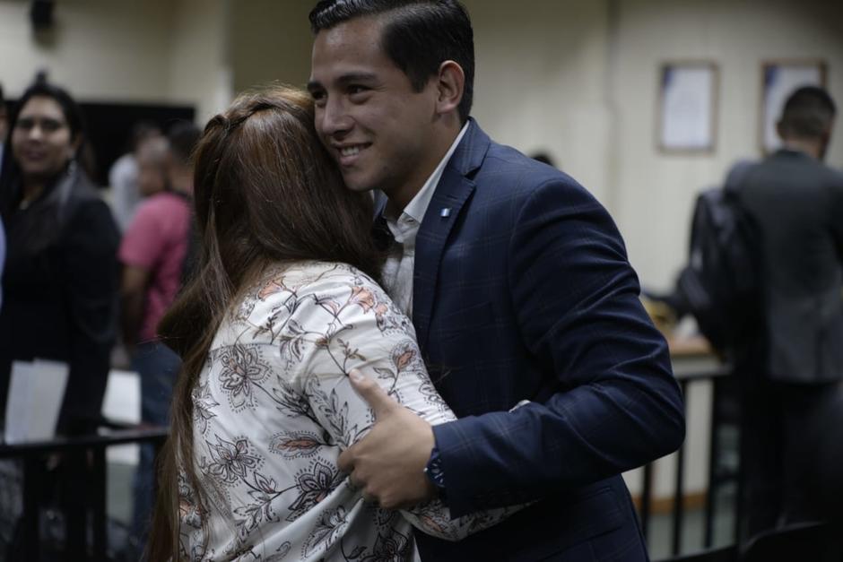 El hijo de Jimmy Morales, José Manuel Morales, habló tras concluir el juicio en el que fue absuelto por el delito de fraude. (Foto: Wilder López/Soy502)
