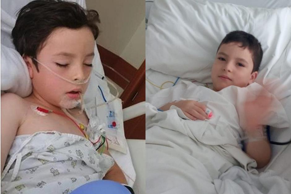 El aneurisma ha vuelto a la cabecita de este niño dulce y necesita de tu apoyo. (Fotomontaje: Erivan Campos)