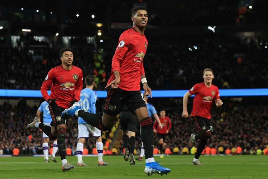 Marcus Rashford ha marcado 9 goles en sus últimos 9 juegos con el United. (Foto: AFP)