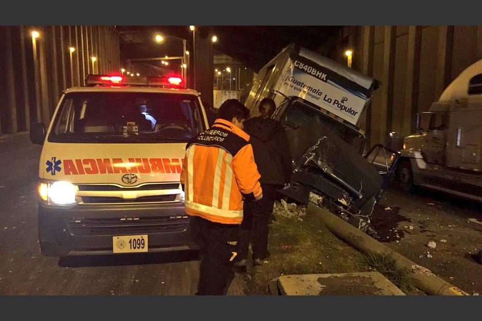 El accidente se registró a la 1:00 de la madrugada de este viernes. (Foto: CBV)