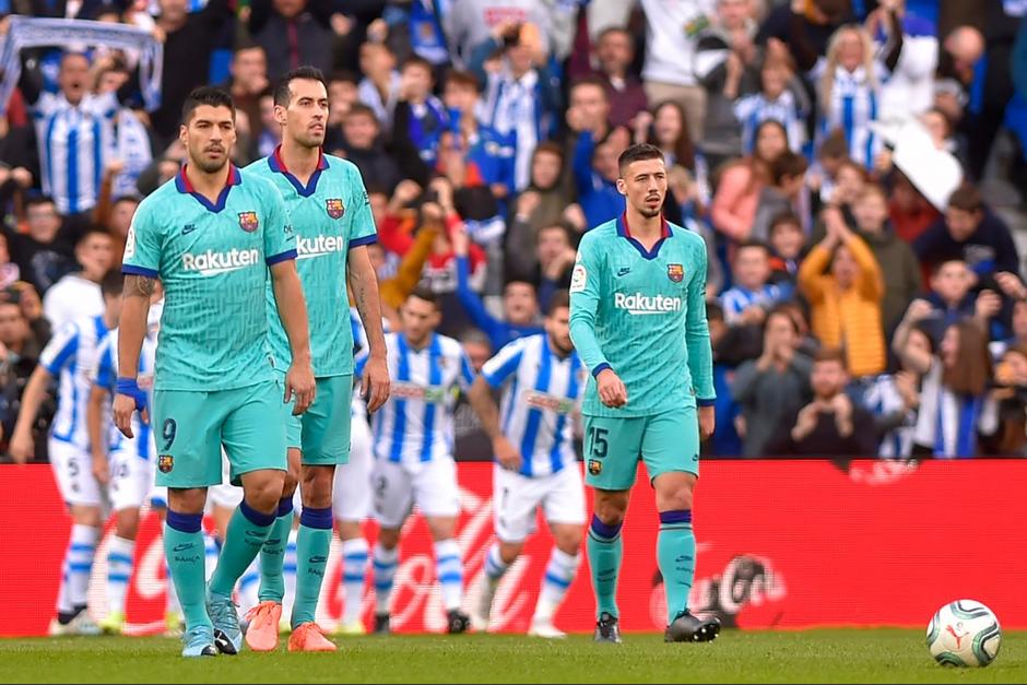 El Barcelona dejó escapar puntos importantes contra la Real Sociedad. (Foto: AFP) 