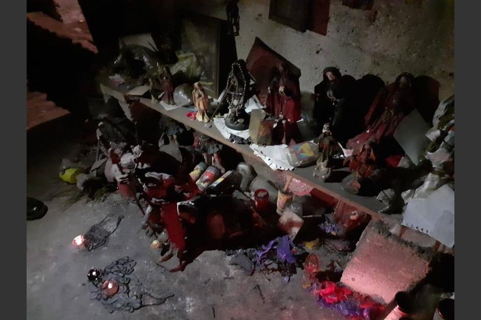 Según la PNC, el anciano amenazaba a los menores de edad con la imagen. (Foto: PNC)