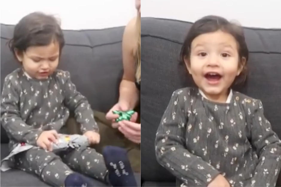 No podrás creer la sencillez de la nenita. (Fotomontaje E. Campos)