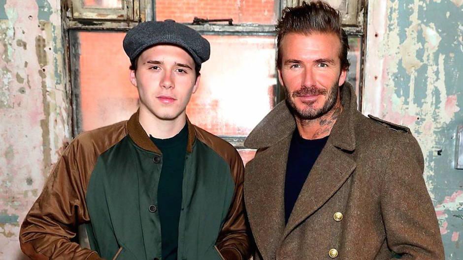 David y Brooklyn Beckham pasaron las fiestas de fin de año en familia. (Foto: Hola)