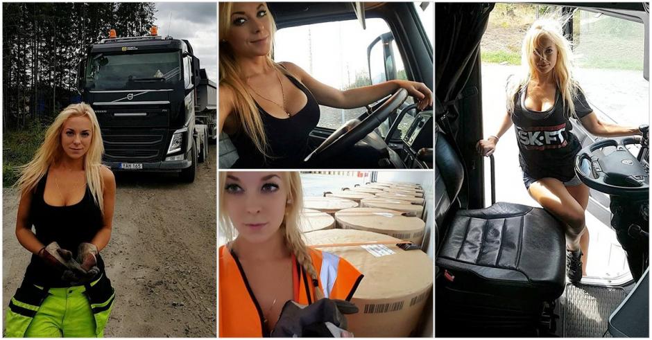 La bella Angélica Larsson es la trailera más sexy del mundo. (Foto: Instagram)