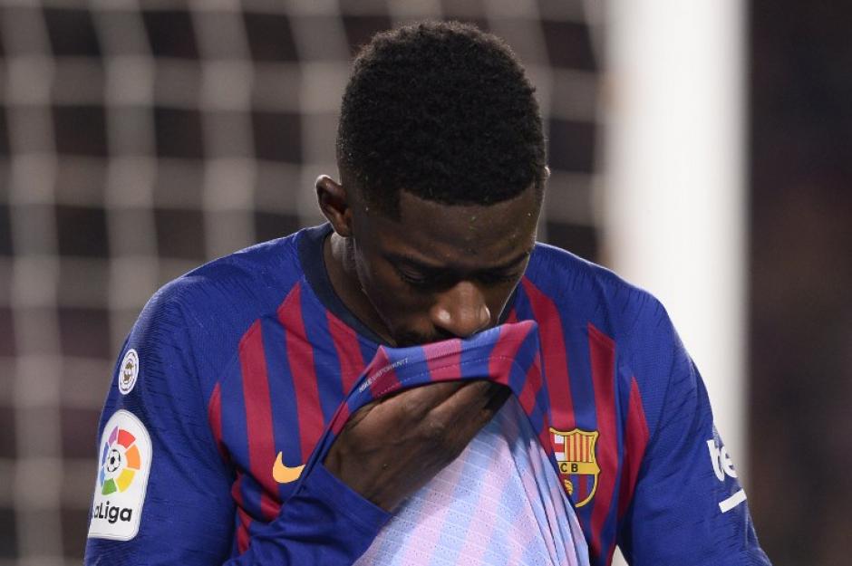 Dembélé abandonó el campo después de que había tenido una gran presentación. (Foto: AFP)