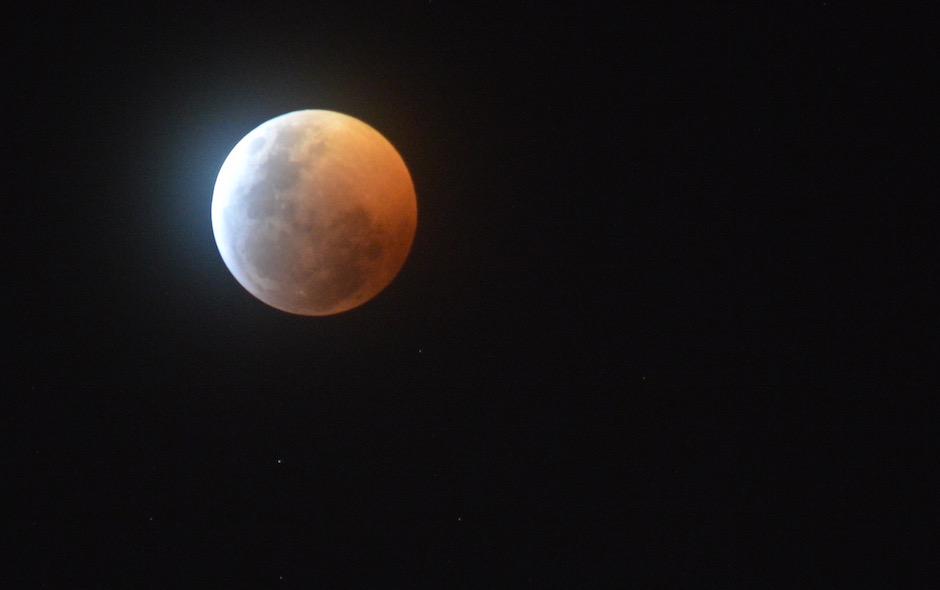 La "Superluna de Sangre" se apreció en Guatemala. (Foto: Archivo/Soy502)